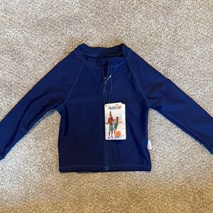 Swim Zip UPF 50+ rash guard NWT